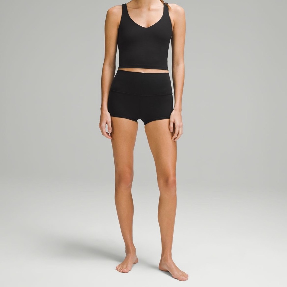 Lululemon align high rise shorts 2” black size 6